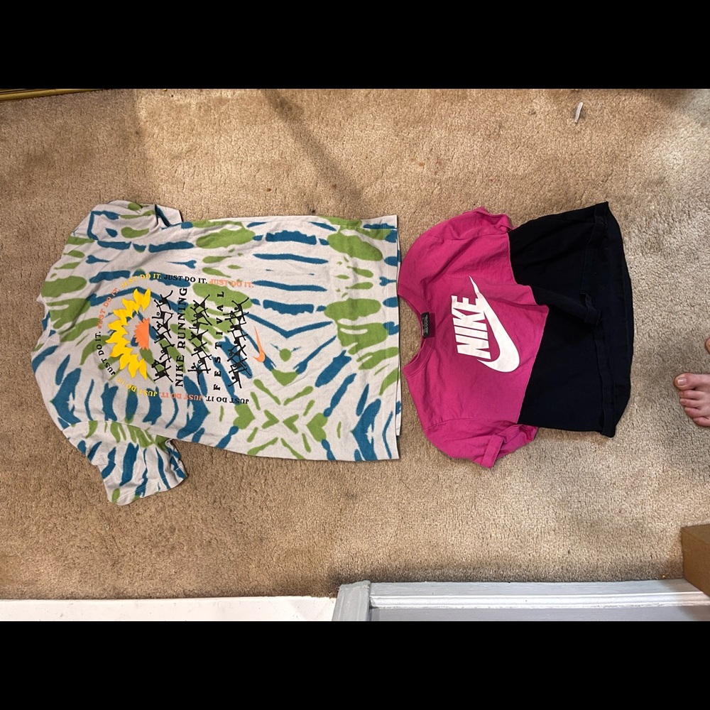 Two Nike shirts